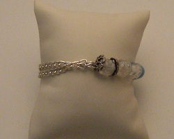 Bracelet artisanal bleu