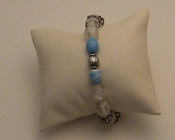 Bracelet artisanal bleu